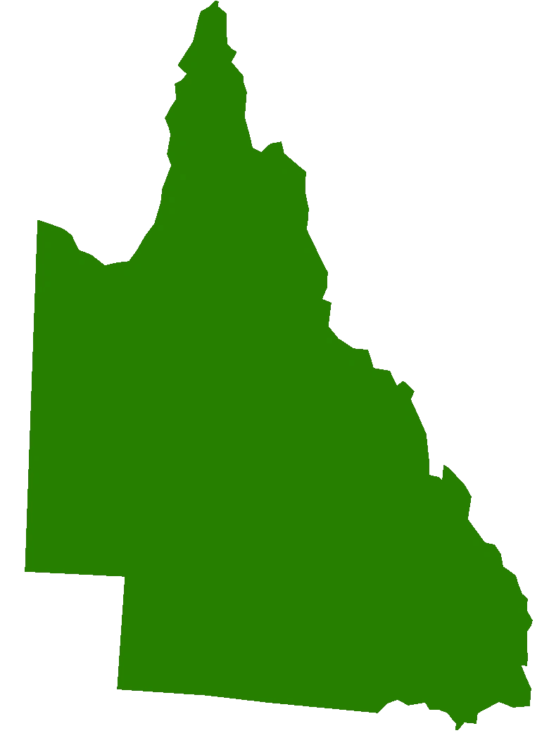 A picture of the state of Queensland