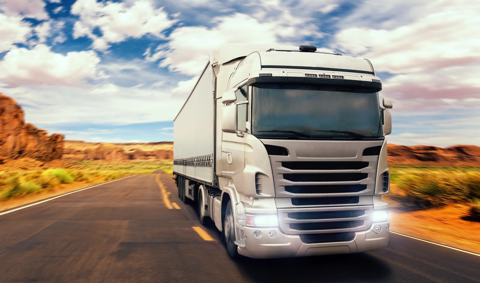 Picture of a truck with lots of cargo